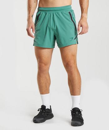Gymshark Apex 5" Perform Shorts Herr Gröna | SE 3497QMA